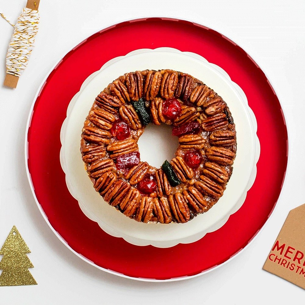 DeLuxe® Fruitcake & Coffee Gift Set