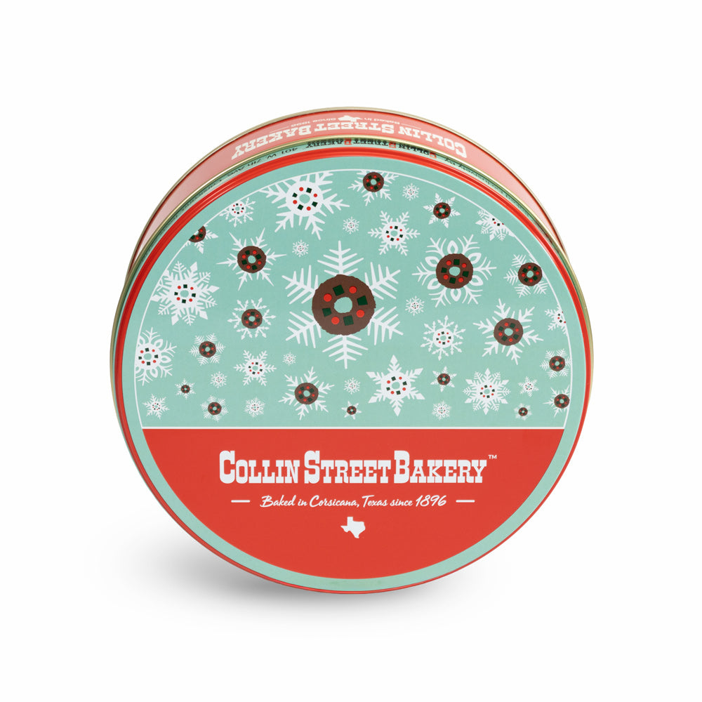 Classic Fruitcake in Snowflake Tin