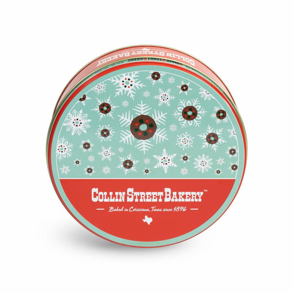 Classic Fruitcake in Snowflake Tin