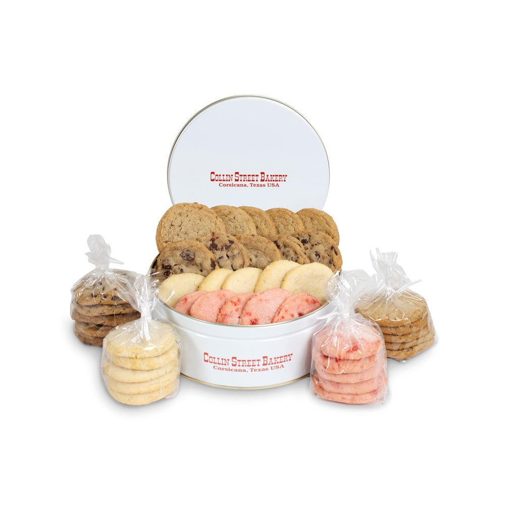 Sugar, Cherry Ice Box, Chocolate Chip and Cinnamon Butter Cookies Assortment
