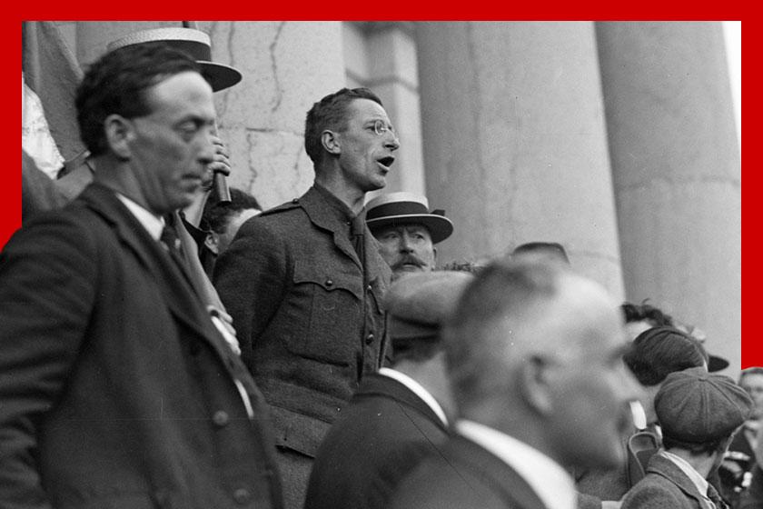 Éamon De Valera Addresses Crowd