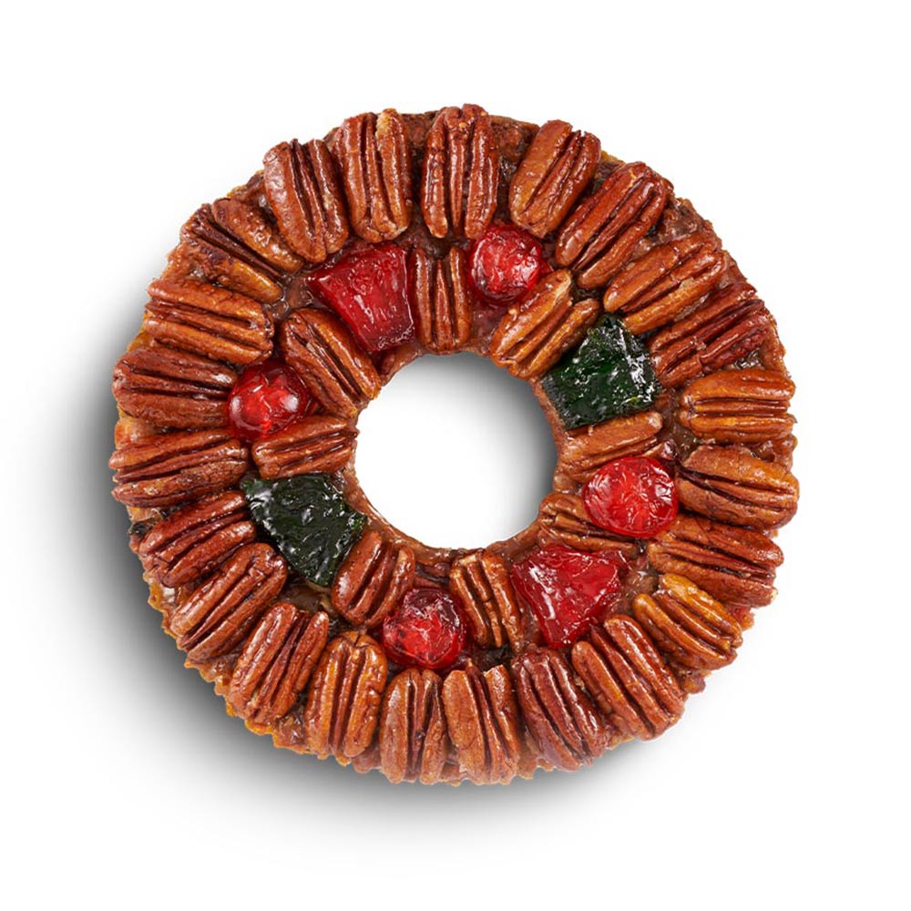 DeLuxe® Fruitcake in Red Holly Gift Box