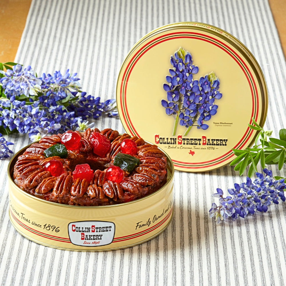 DeLuxe® Fruitcake in Bluebonnet Tin