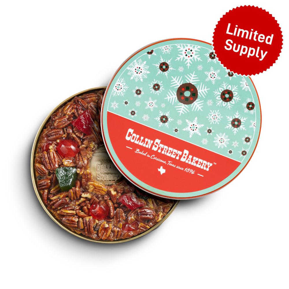 Classic Fruitcake in Snowflake Tin