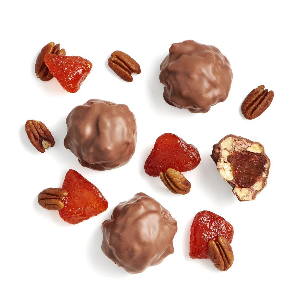 Chocolate Strawberry Pecan Cake Bites