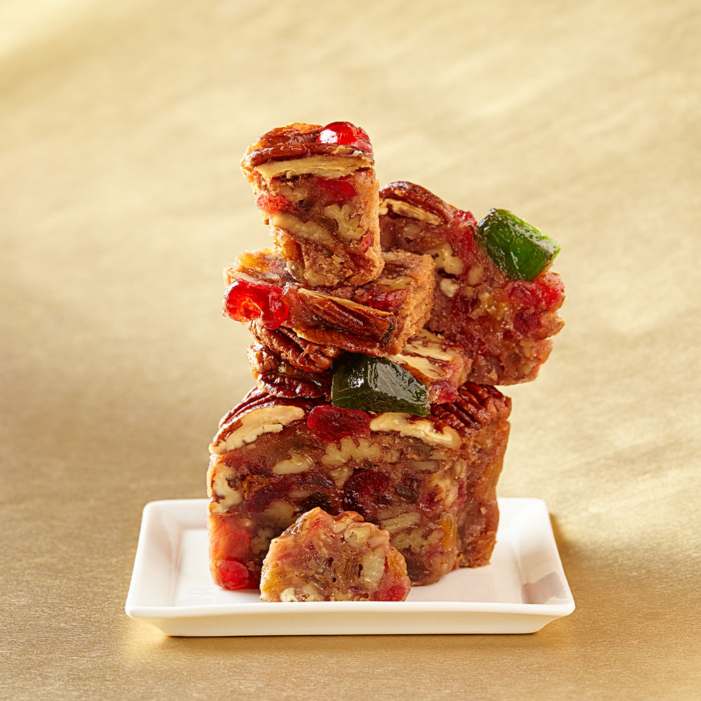 Sliced Classic Fruitcake