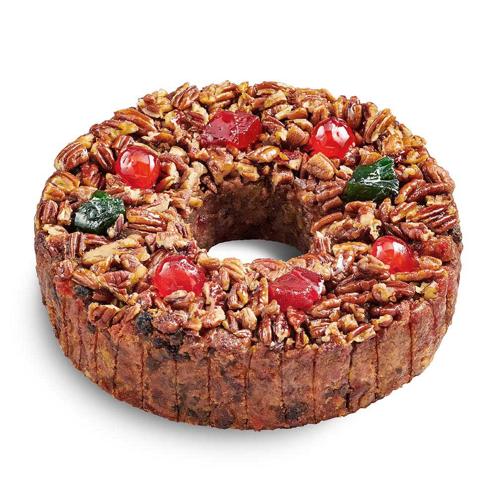 Sliced Classic Fruitcake