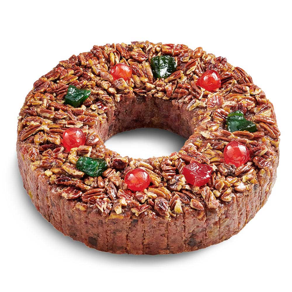 Sliced Classic Fruitcake