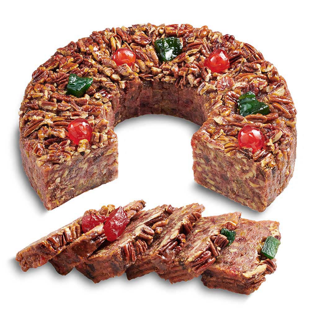 Sliced Classic Fruitcake