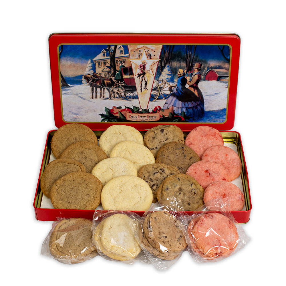 Cookie Assortment in Traditional Tin