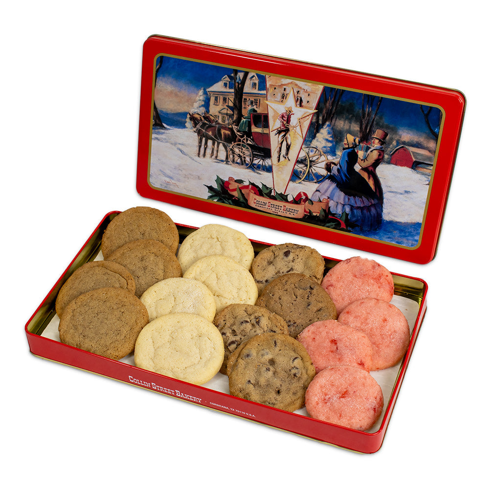 Cookie Assortment in Traditional Tin