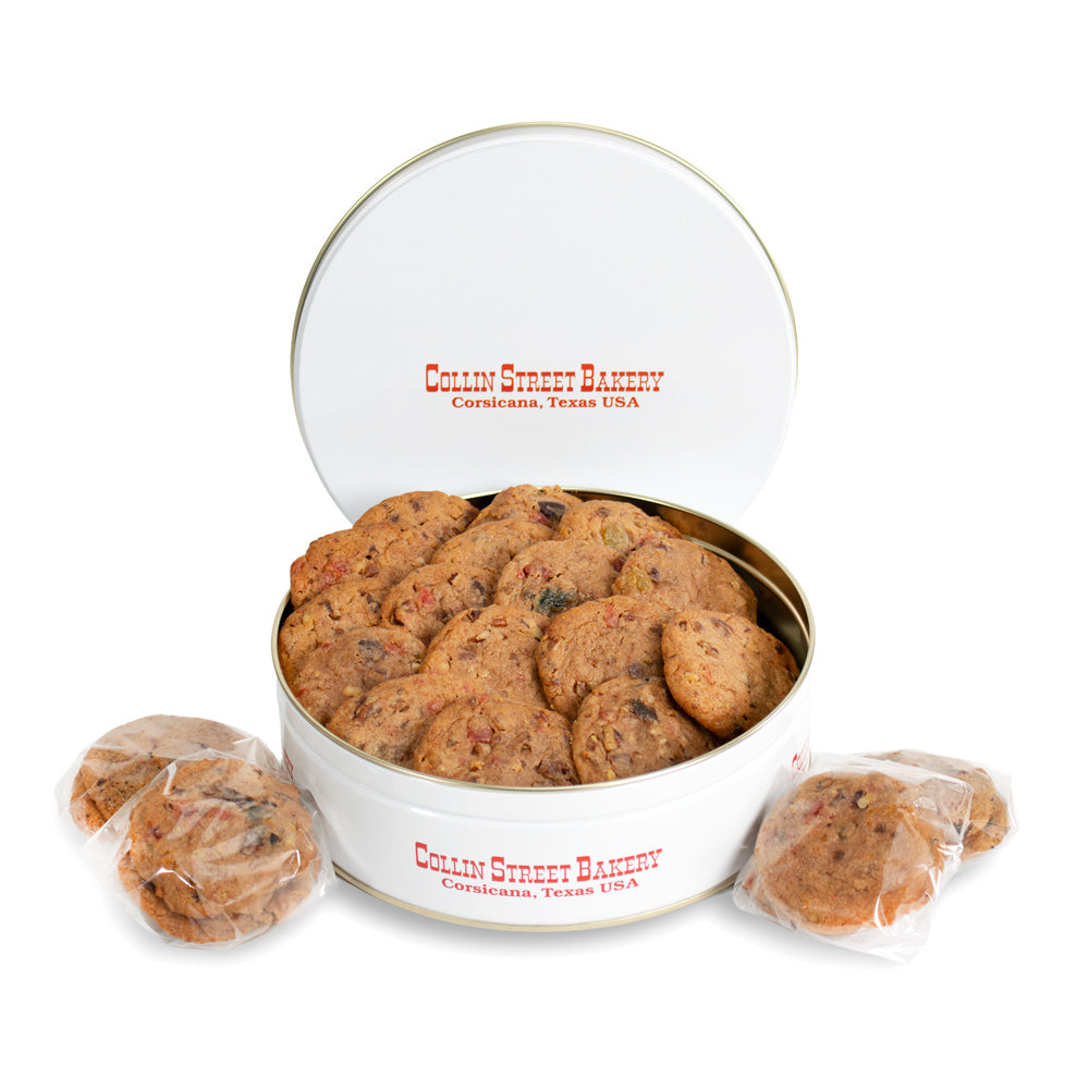 Fruitcake Cookies in Classic Tin