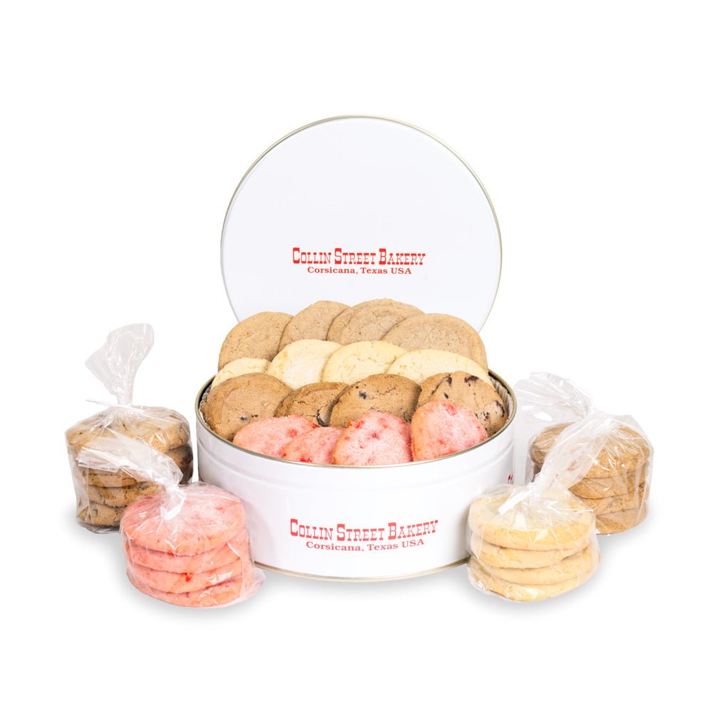 Chocolate Chip, Sugar, cherry Ice Box, and Cinnamon Butter Cookies 