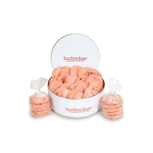 Cherry Icebox Cookies in Classic Tin| Collin Street Bakery