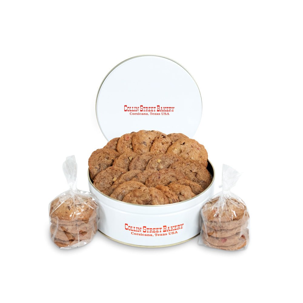 20ct. Fruitcake Cookies in White TIn