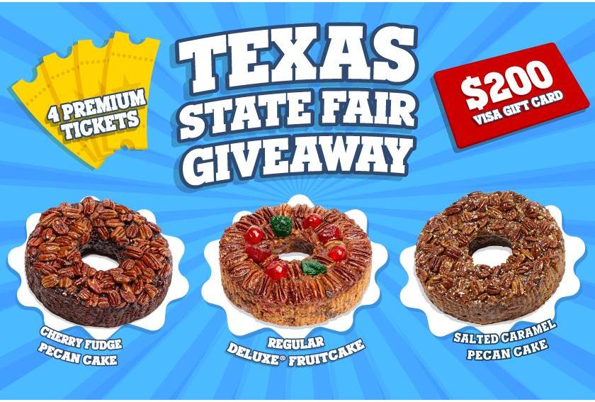 Texas State Fair Giveaway Contest Prizes Graphic