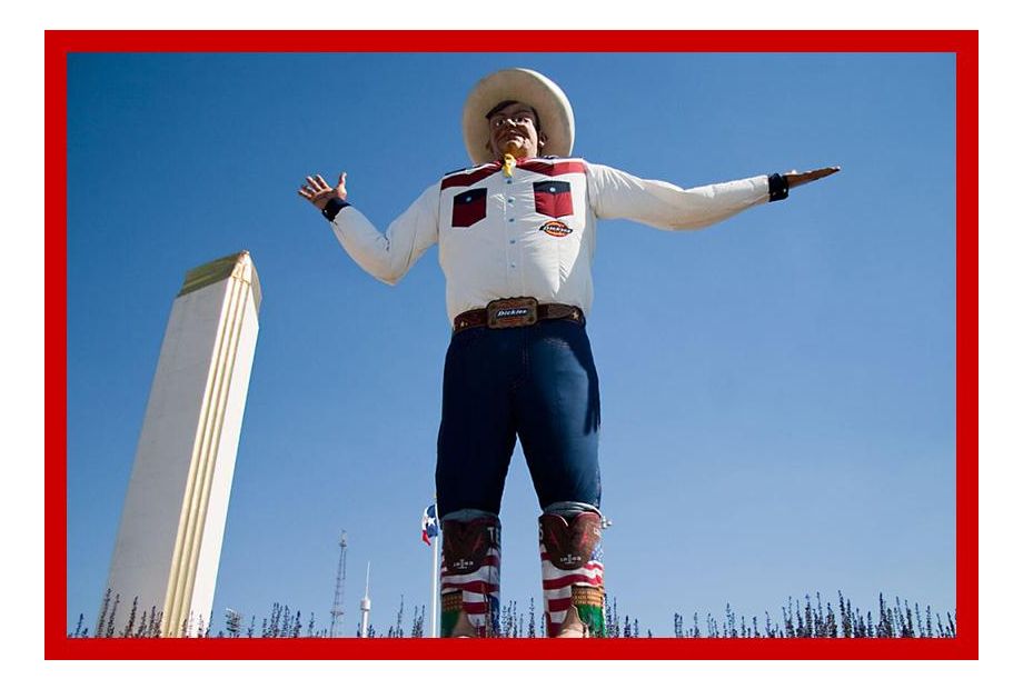 Big Tex Iconic State Fair of Texas Landmark Hero