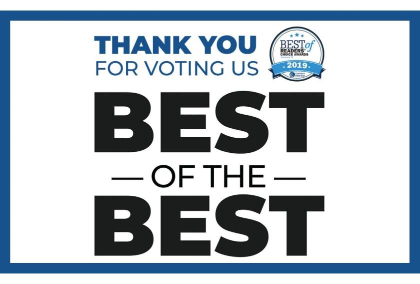 Thank You Corsicana Daily Sun Best of Best 2020