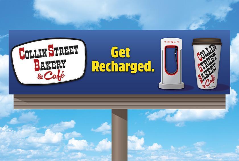 Tesla Charging Stations Collin Street Bakery Corsicana Texas v2 Hero