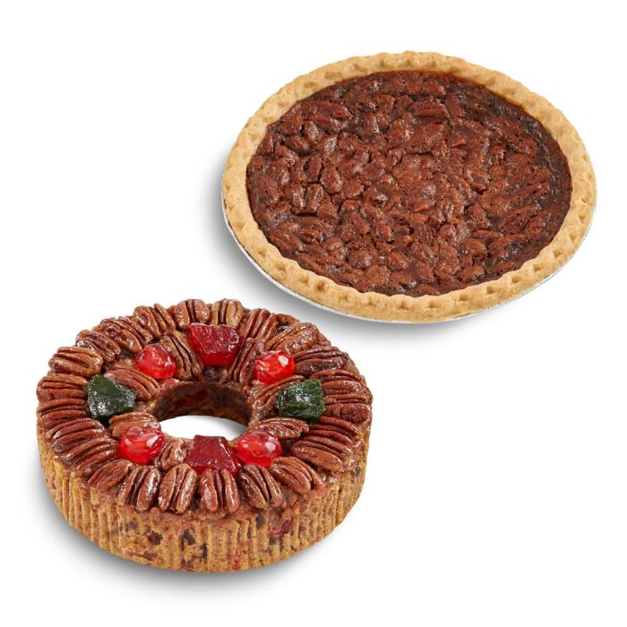 DeLuxe® Fruitcake & Pecan Pie Combo